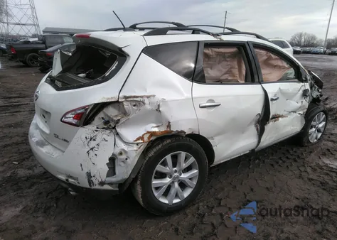 2012 Nissan Murano Sl из США, поврежденный, VIN JN8AZ1MW4CW206720